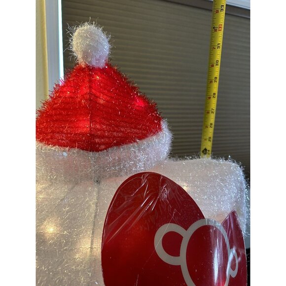 Hello Kitty Christmas 28” 3D Lighted Holiday Decor Jumbo Rare Kurt Adler 2012 - Picture 14 of 16